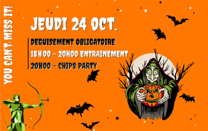 Les jeunes archers organisent Halloween