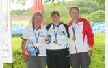 Championnats de France TIR en CAMPAGNE en Cote  D'or : Annie sur le podium