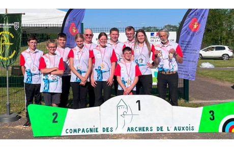 Championnat départemental TAEI, carton plein pour les Archers Auxonnais